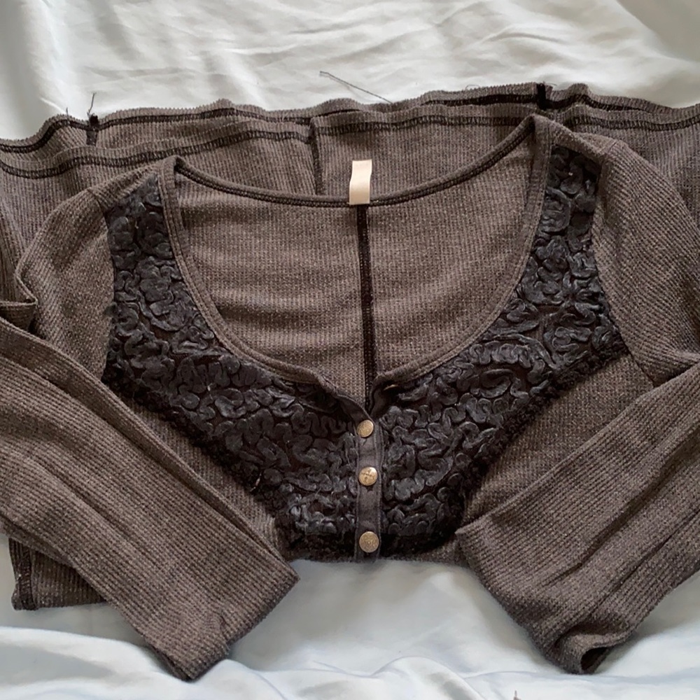 Free people top, worn